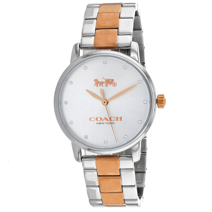 Coach Women's Grand White Dial Watch - 14502930