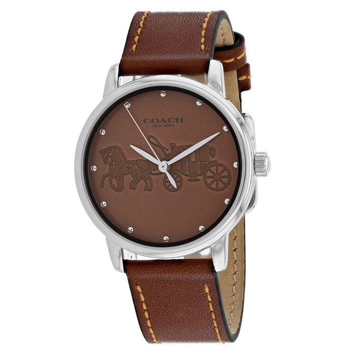 Coach Women's Grand Brown Dial Watch - 14502972