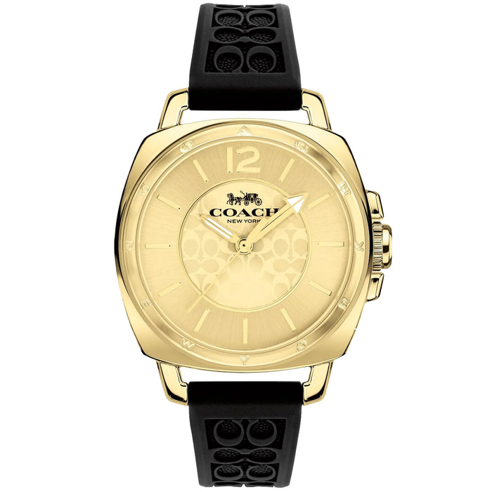 Coach Women's Boyfriend Gold Dial Watch - 14503980