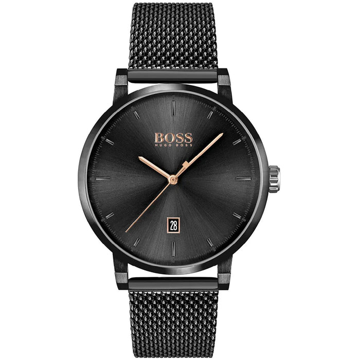 Hugo Boss Men's Confidence Black Dial Watch - 1513810