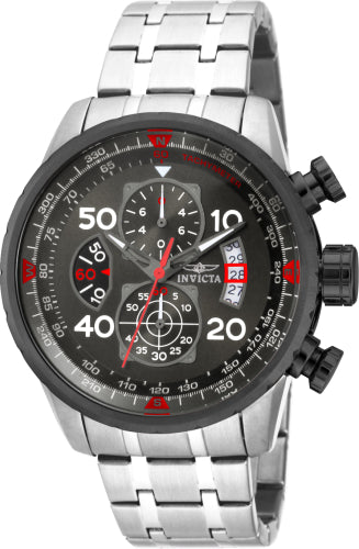 Invicta Women's Aviator Gun Metal Dial Watch - 17204