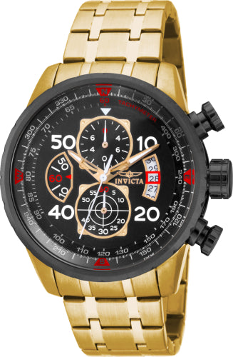 Invicta Men's Aviator Black Dial Watch - 17206 — Accuratime