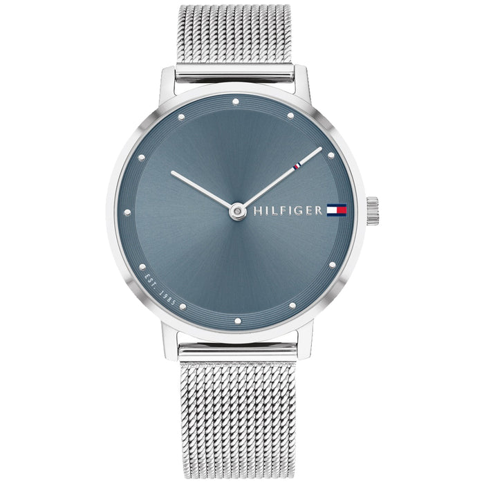 Tommy Hilfiger Women's Pippa Mesh Blue Dial Watch - 1782149