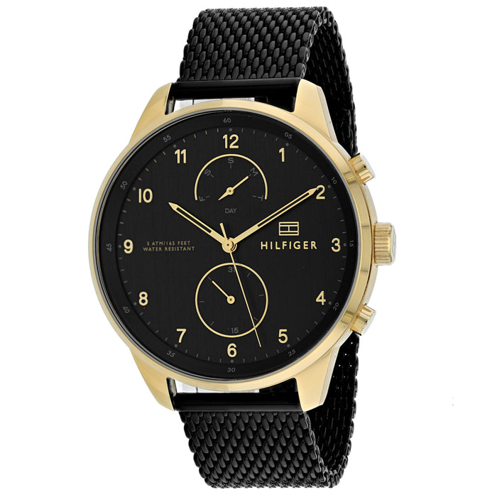 Tommy Hilfiger Men's Chase Black Dial Watch - 1791580