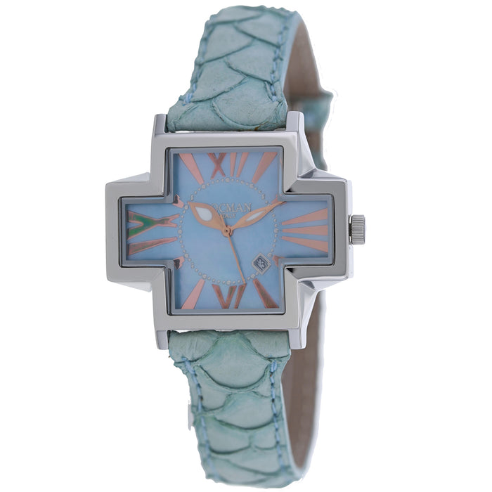 Locman Women's Italy Plus Mother of Pearl Dial Watch - 181MOPSK/SKKF