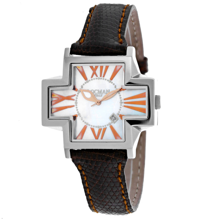 Locman Women's Italy Plus Mother of Pearl Dial Watch - 181MOPWH/BRKS