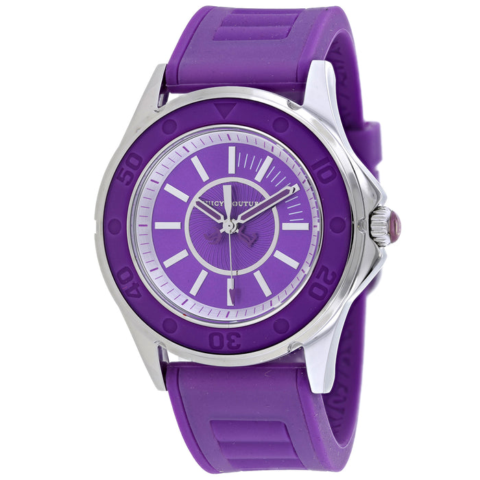 Juicy Couture Women's Rich Girl Purple Dial Watch - 1900873