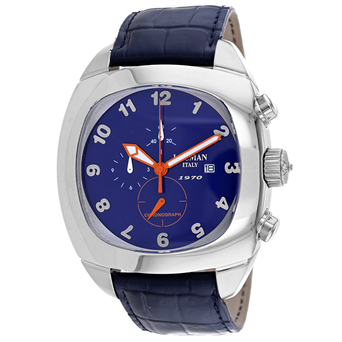 Locman Men's Classic BLue Dial Watch - 197100BL