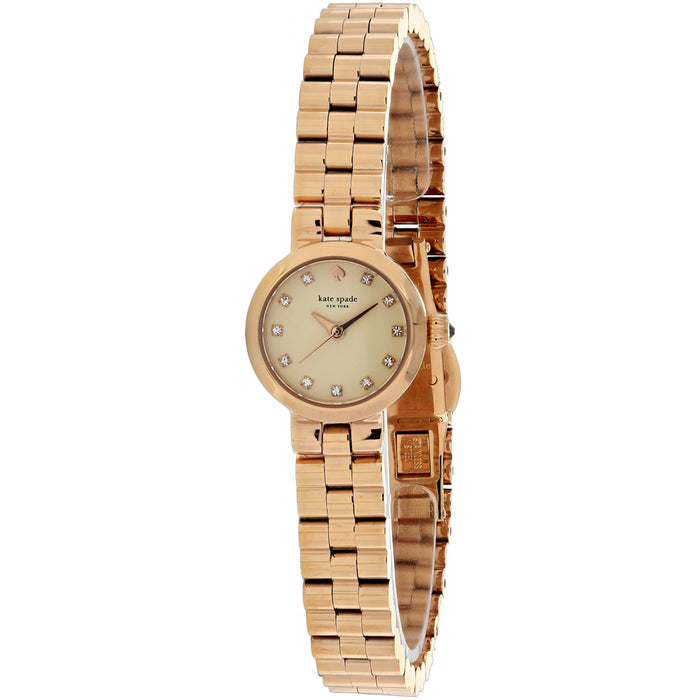 Kate Spade Women's Tiny Gramercy Rose gold Dial Watch - 1YRU0921