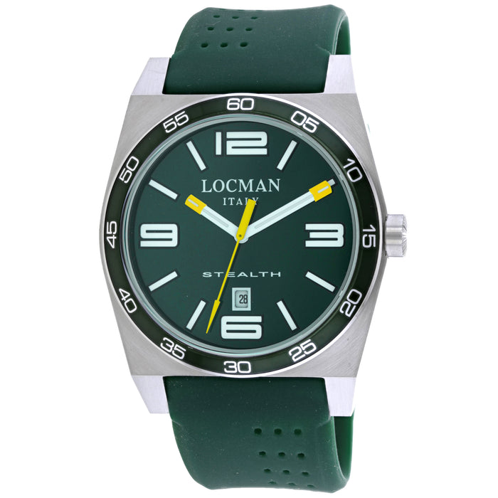 Locman Men's Classic Green Dial Watch - 208GRYLGRGRR