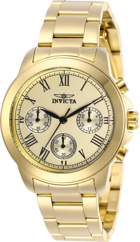 Invicta Women's Specialty Gold Dial Watch - 21654