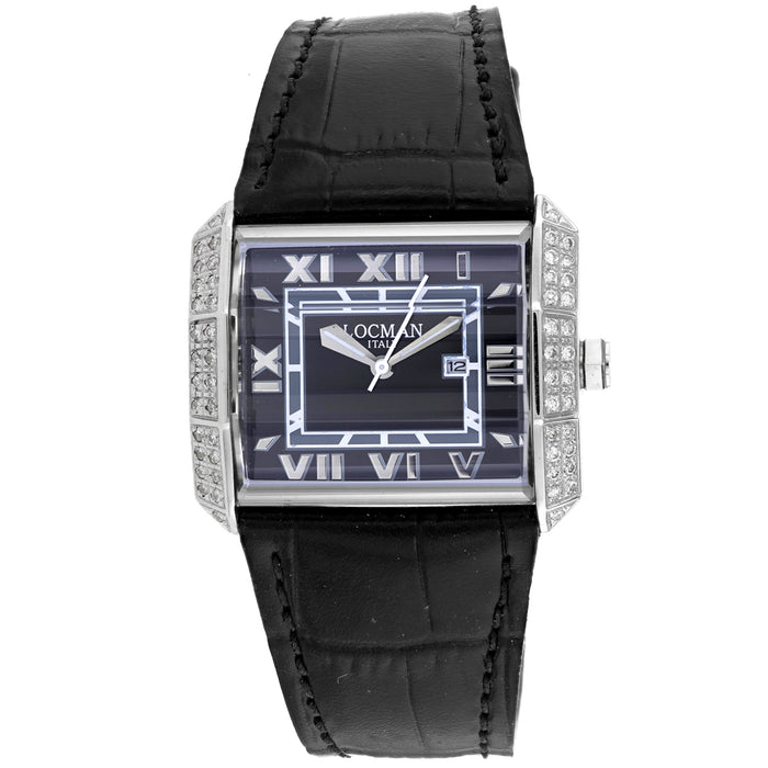 Locman Women's Classic Black Dial Watch - 232BK2DC/BKLE