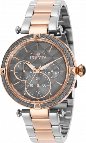 Invicta Women's Bolt Gun Metal Dial Watch - 28963