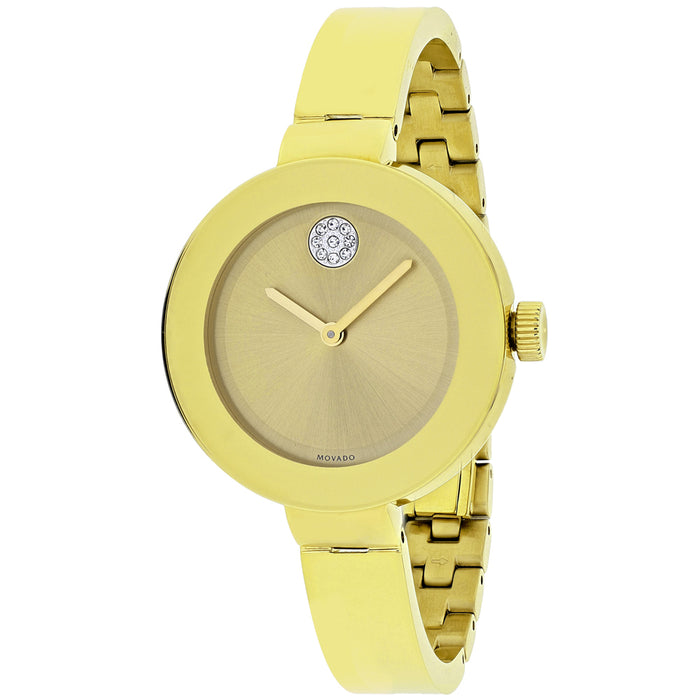 Movado Women's Bold Gold tone Dial Watch - 3600201 — Accuratime