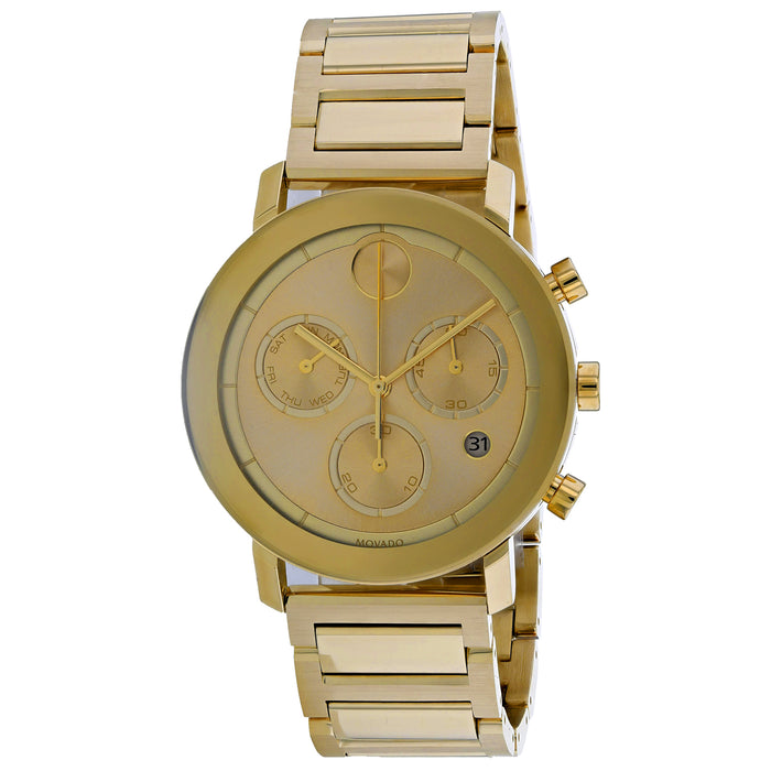 Movado Men's Bold Gold Dial Watch - 3600682