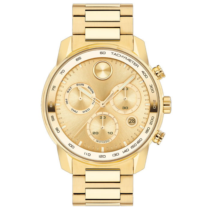 Movado Men's Bold Verso Gold Dial Watch - 3600741
