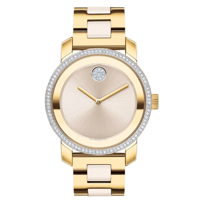 Movado Women's Iconic Taupe Dial Watch - 3600882