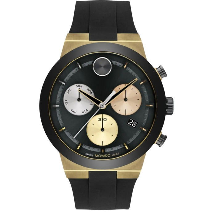 Movado Men's Bold Black Dial Watch - 3600896
