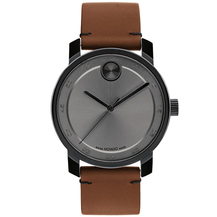 Movado Men's New Bold Access Grey Dial Watch - 3600917