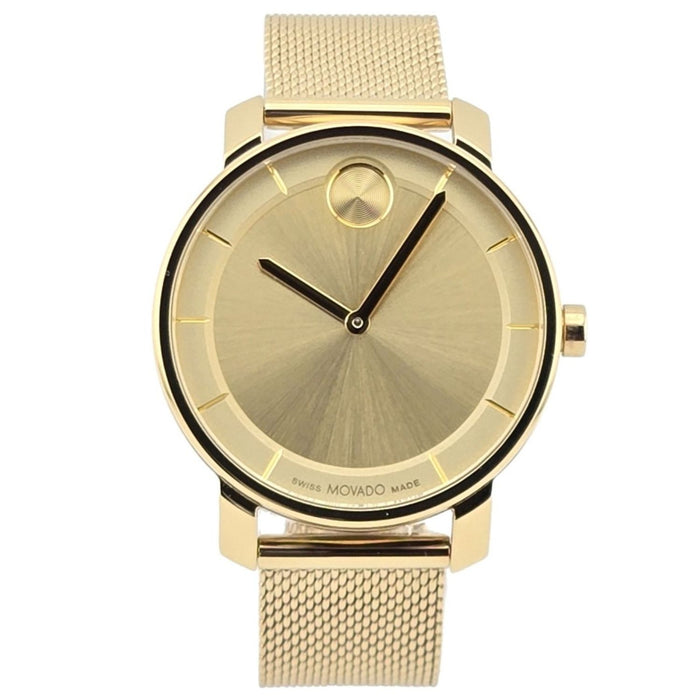 Movado Women's Bold access Gold Dial Watch - 3600921