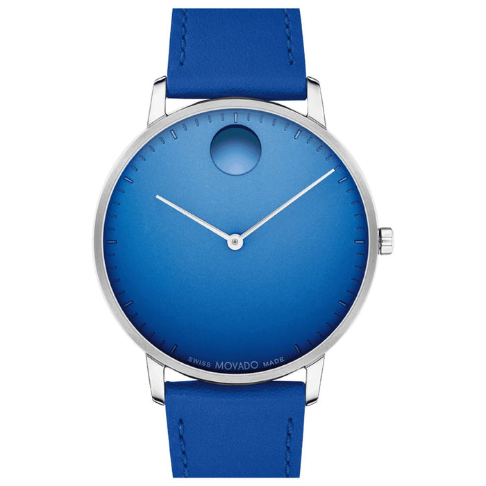 Movado Unisex's Face Blue Dial Watch - 3640136