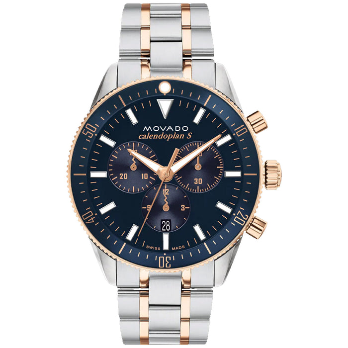 Movado Men's Heritage Blue Dial Watch - 3650183