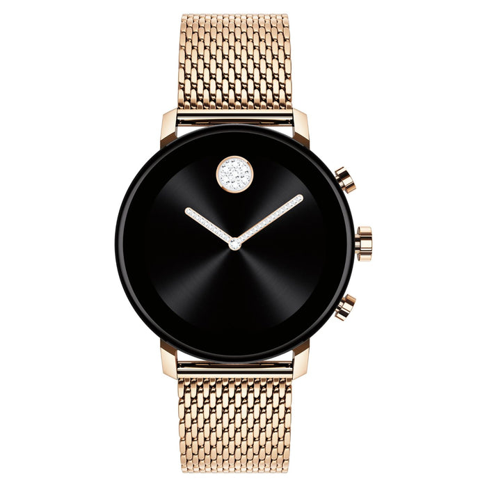 Movado Unisex's Bold Black Dial Watch - 3660027
