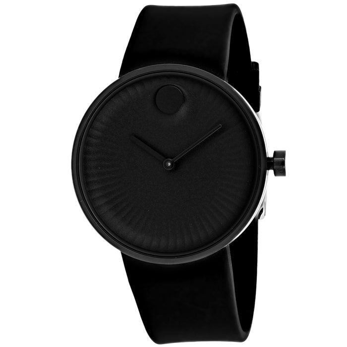 Movado Men's Edge Black Dial Watch - 3680005