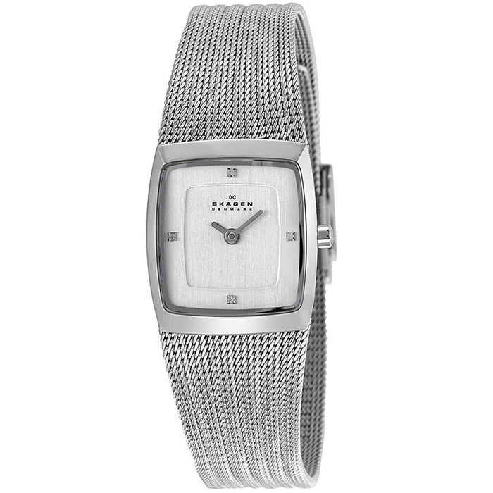 Skagen Women's Trine Silver Dial Watch - 380XSS1