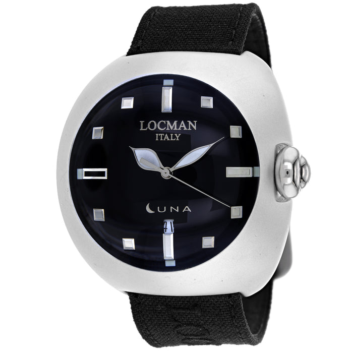 Locman Men's Classic Black Dial Watch - 4000BK