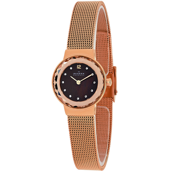 Skagen Women's Brown mother of pearl Dial Watch - 456SRR1