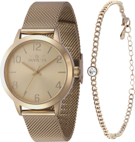 Invicta Women's Wildflower Gold Dial Watch - 47275