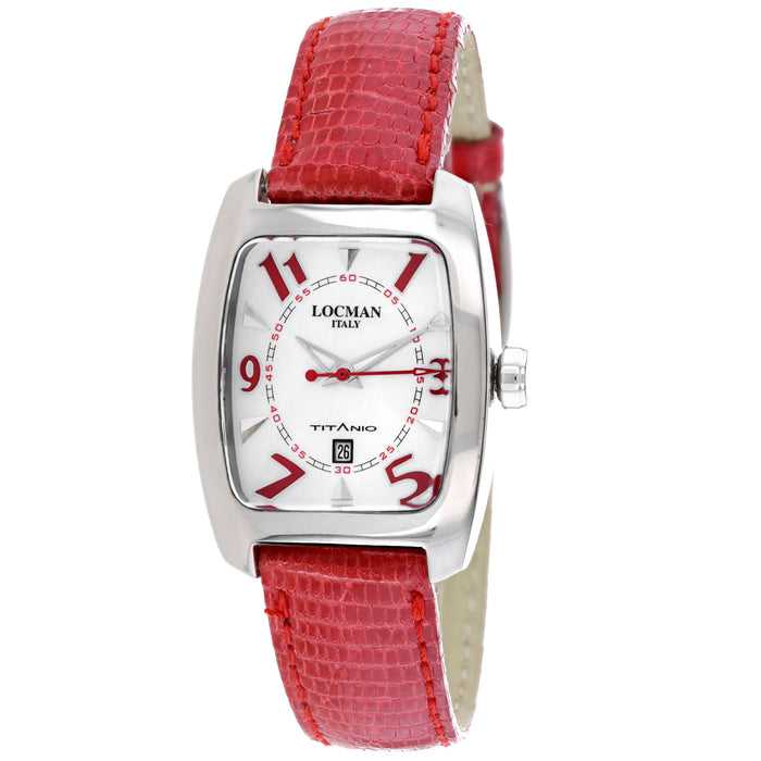 Locman Women's Classic White Dial Watch - 483MWNSK