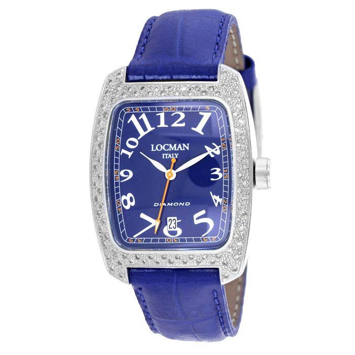 Locman Women's Classic Blue Dial Watch - 488BL2D/BL