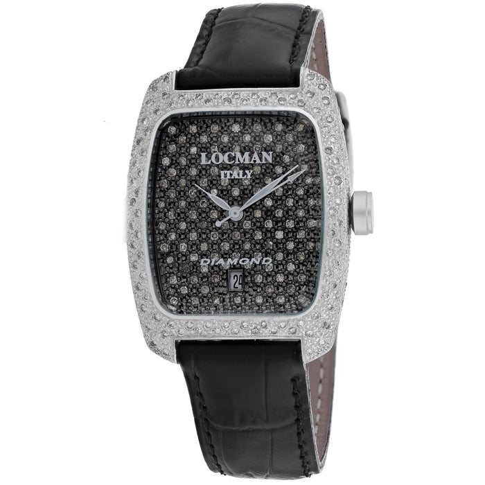 Locman Women's Diamond Diamond Dial Watch - 488DLDCBR