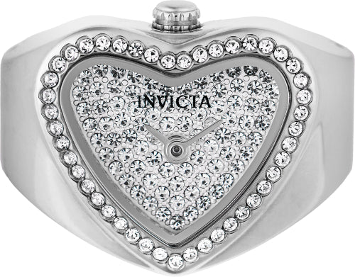 Invicta Women's Mini Ring Watch Silver Dial Watch - 49578