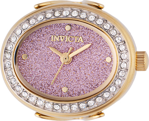 Invicta Women's Mini Ring Watch Pink Dial Watch - 49600