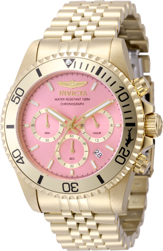 Invicta Men's Pro Diver Pink Dial Watch - 49836
