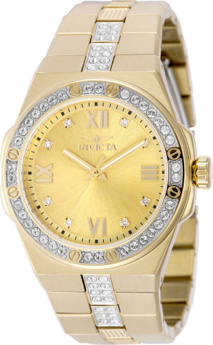 Invicta Men's Specialty Gold Dial Watch - 50184