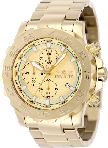Invicta Men's Pro Diver Gold Dial Watch - 50248