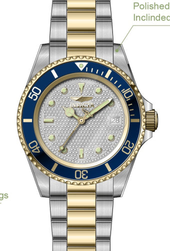 Invicta Men's Pro Diver Silver Dial Watch - 50279