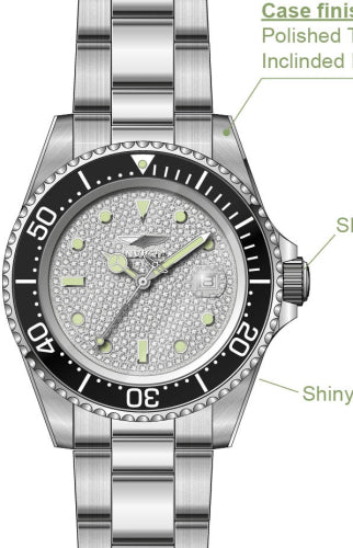 Invicta Men's Pro Diver Silver Dial Watch - 50286