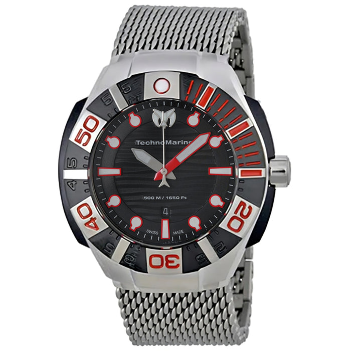 Technomarine Men's Reef Black Dial Watch - 513005