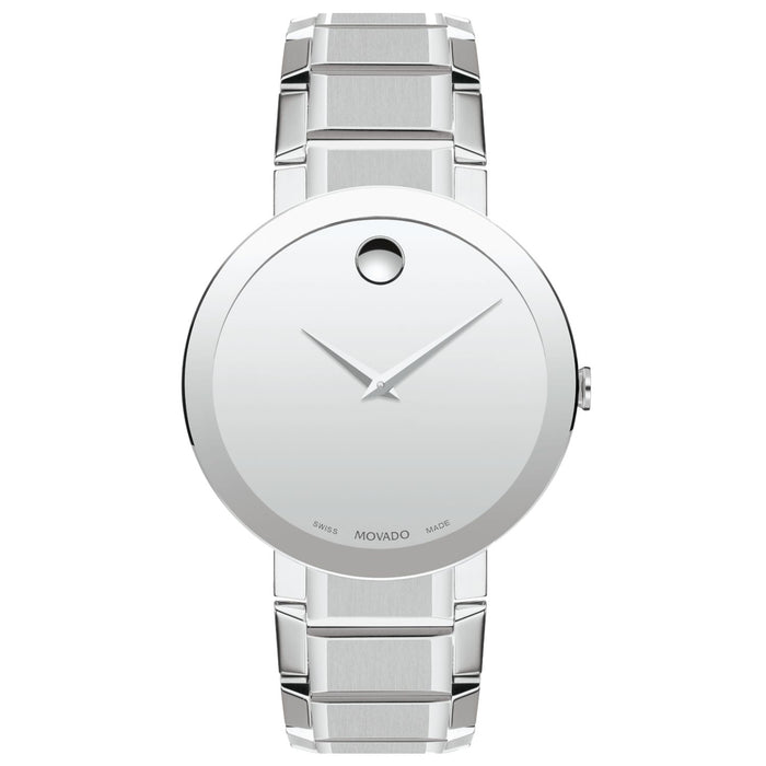 Movado Men's Classic Silver Dial Watch - 607178