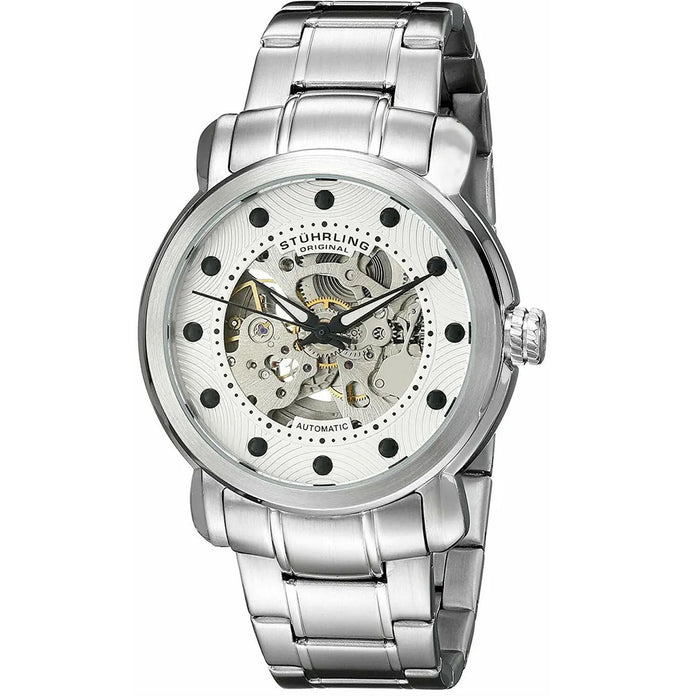 Stuhrling Men's Legacy White Dial Watch - 644.01