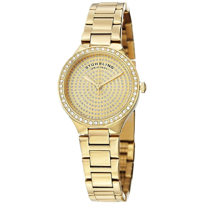 Stuhrling Women's Symphony Gold Dial Watch - 683.03