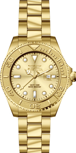 Invicta Men's Pro Diver Gold Dial Watch - 69521