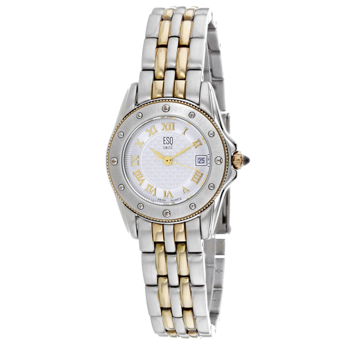 ESQ Women's Two-Tone Silver & Gold Silver Dial Watch - 7100599