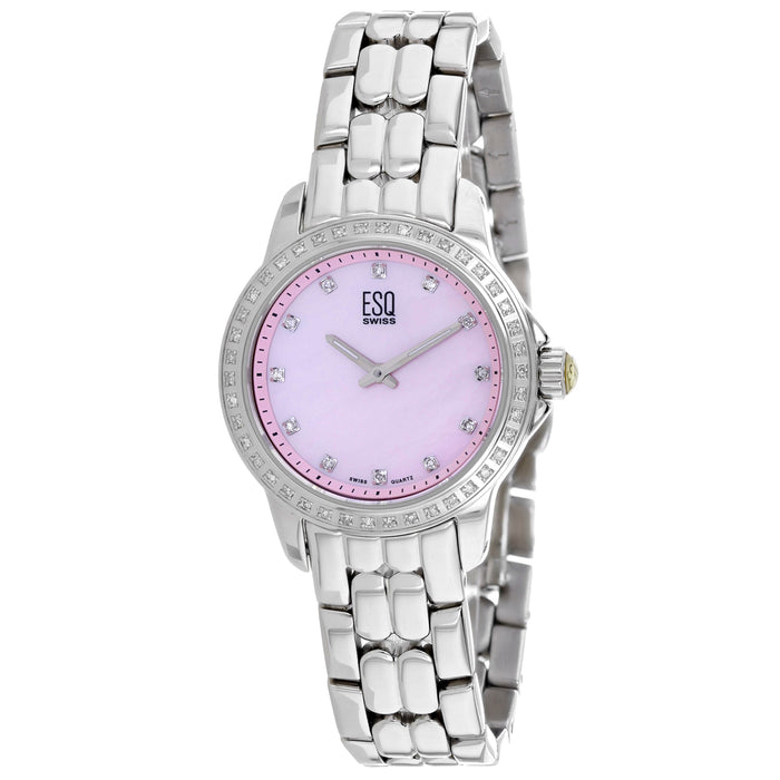 ESQ Women's Luxe Pink Dial Watch - 7101251