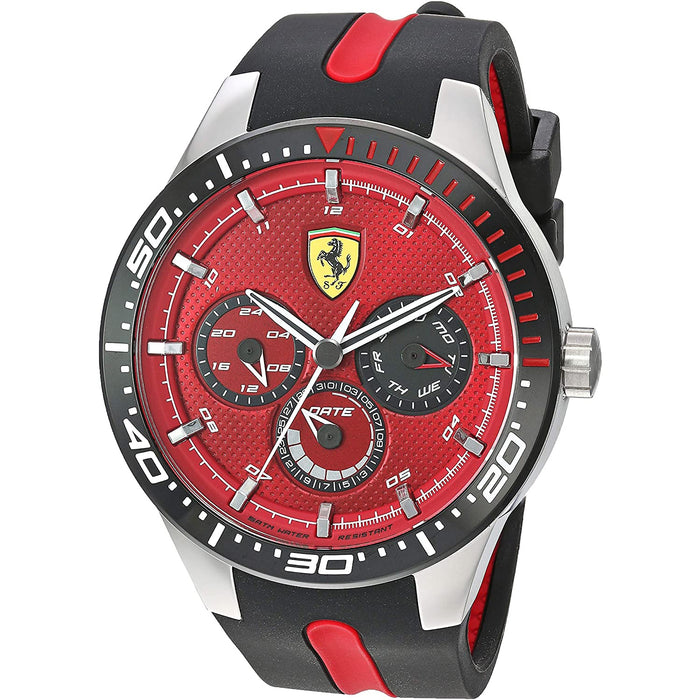 Ferrari Men's Scuderia Red Dial Watch - 830588